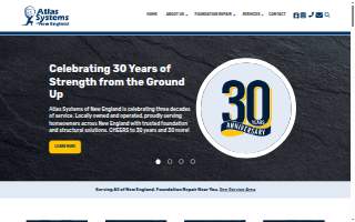 Atlas Systems of New England website