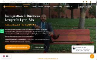 Gonzalez Legal P.C. website