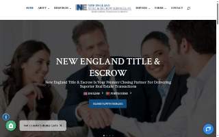 New England Title & Escrow Services, PC of Swansea website