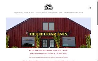 The Ice Cream Barn website