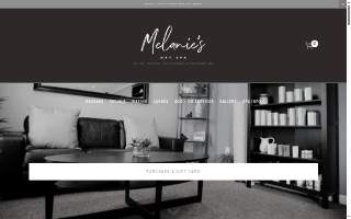 Melanie's Day Spa website