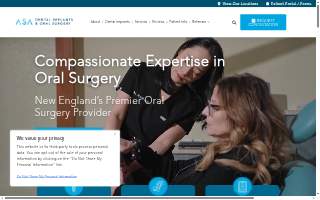 ASA Dental Implants & Oral Surgery of Tewksbury website