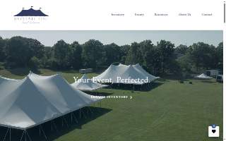 Baystate Tent and Party website