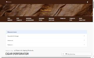 Cigar Perforator website