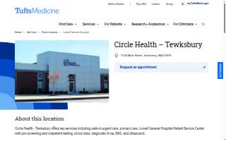 Circle Health – Tewksbury website