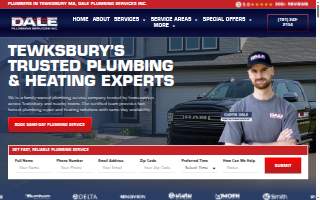 Dale Plumbing Services Inc. website