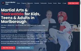 Kwon's Taekwondo Martial Arts website