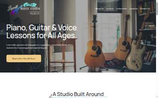Lowell Music Studio of Tewksbury website