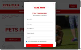 Pets Plus website
