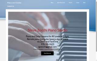 Steve Zocchi Piano Studio website