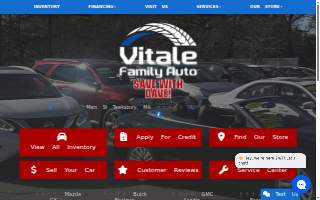 Vitale Family Auto website
