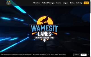 Wamesit Lanes - Family Entertainment Center (Bowling & Arcade Game Rooms) website