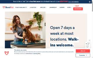 Bond Vet - Lynnfield of Wakefield website