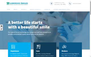 Luminous Dentistry website