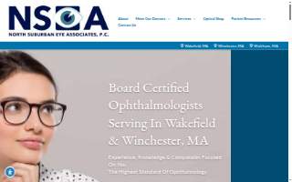 North Suburban Eye Associates of Wakefield website