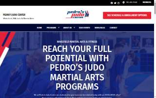 Pedro's Judo Center website