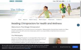 The Village Chiropractor of Wakefield website