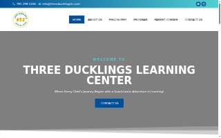 Three Ducklings Learning Center website