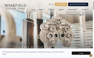 Wakefield Vision Care website