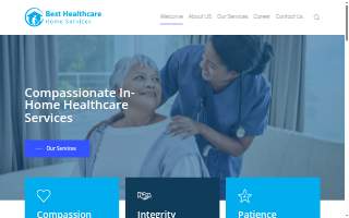 Best Healthcare Home Services website