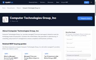 Computer Technologies Group, Inc website