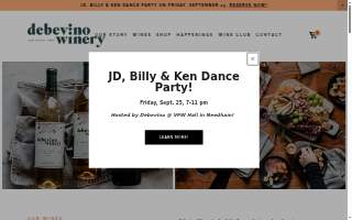 De bevino Winery website