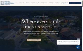 Dental Associates of Walpole website