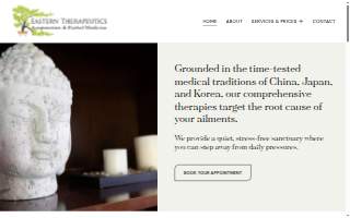 Eastern Therapeutics Acupuncture website