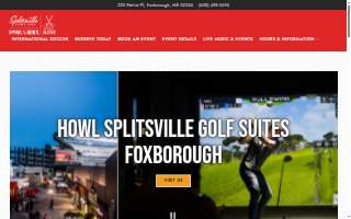 Howl Splitsville Golf Suites Foxborough website