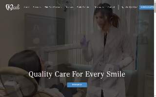Kaceli Dental Studio website