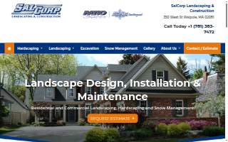 SalCorp Landscaping & Construction website