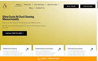 Shine Ducts Air Duct Cleaning & Chimney Walpole MA website