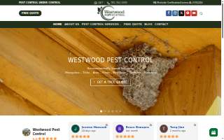 Westwood Pest Control of Walpole website