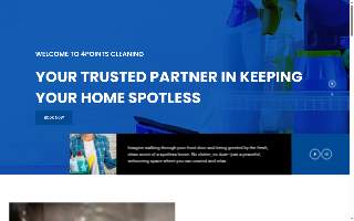 4Points Cleaning Services of Waltham website