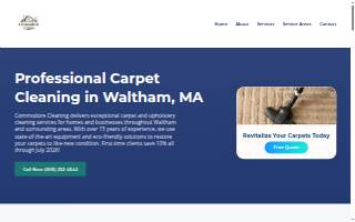 Commodore Cleaning website