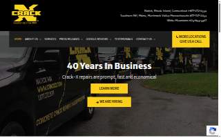 Crack X of Waltham website