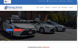 CS Driving School website
