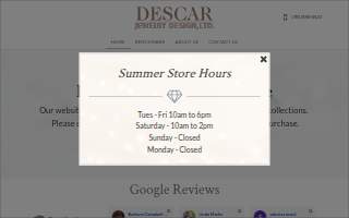 Descar Jewelry Design. LTD. website