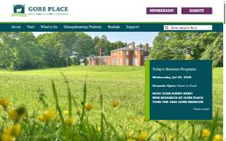 Gore Place website