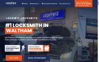 Lockwiz Locksmith of Waltham website