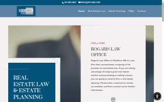 Rogaris Law Office website