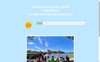 Waltham Childcare Center website
