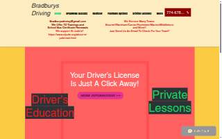 Bradburys Driving website