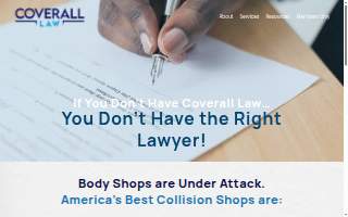 Coverall Law website