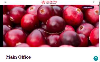 Cranberry Federal Credit Union website