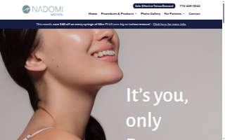 Nadomi Med Spa website
