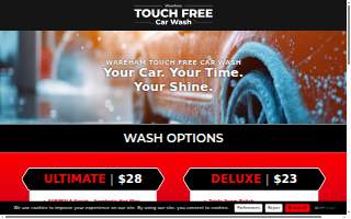 Wareham Touch Free Car Wash website