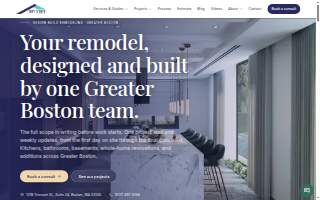 Bay State Remodeling website