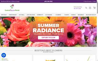 Central Square Florist website
