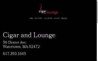 Cigar and Lounge website